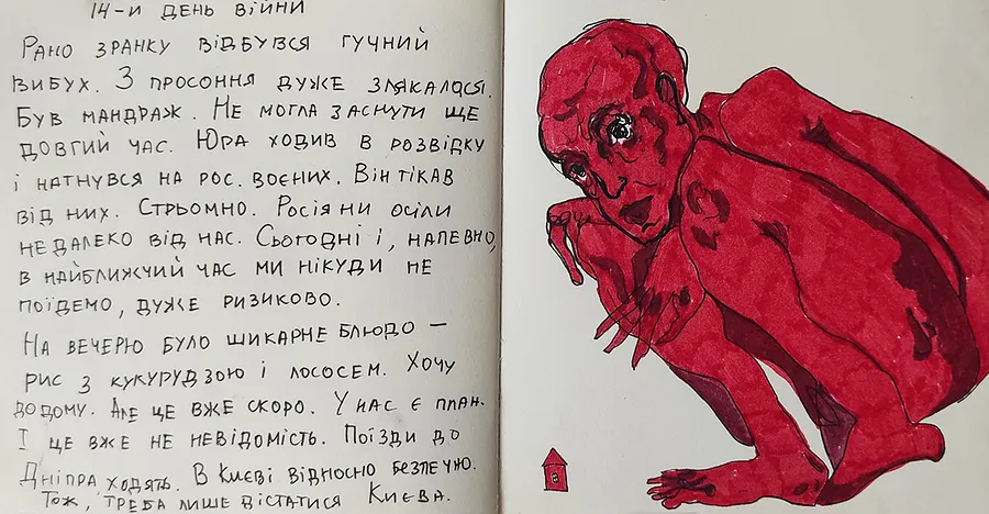 Зображення згадки в пресі під назвою "Стаття про українське мистецтво під час війни від автора Olivier Del Fabbro, люксембурзьким філософом і старшим асистентом ETH Zürich." від Zhenya Machkovska, дата 2023-12-20