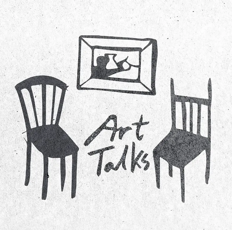 Зображення згадки в пресі під назвою "Подкаст-інтерв'ю Art Talks" від Zhenya Machkovska, дата 2024-10-03